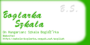 boglarka szkala business card